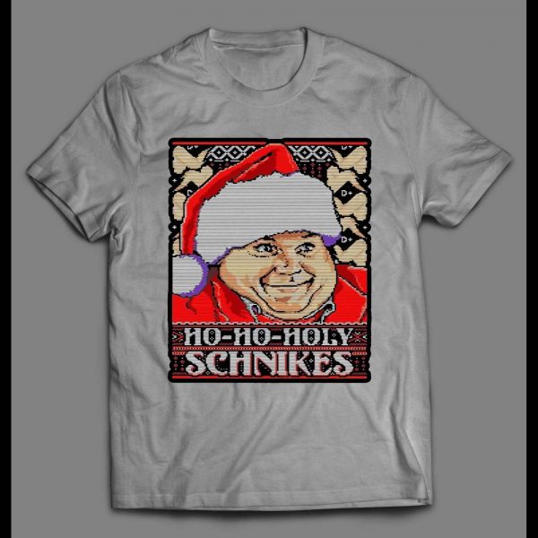 TOMMY BOY CHRIS FARLEY HOLY SCHNIKES CHRISTMAS MEN'S SHIRT