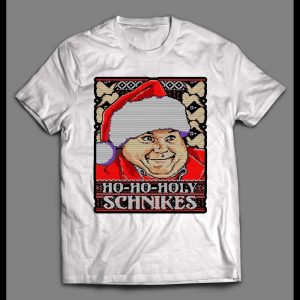 TOMMY BOY CHRIS FARLEY HOLY SCHNIKES CHRISTMAS MEN'S SHIRT