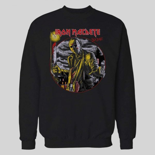 IRON MACHETE FRIDAY 13TH X MAIDEN HALLOWEEN HOODIE / SWEATSHIRT