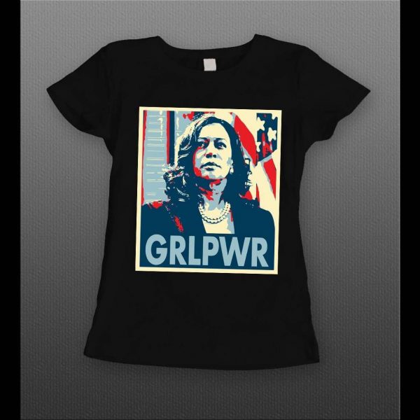 MADAM V.P. "GRLPWR" ELECTION 2020 POP ART POSTER LADIES SHIRT