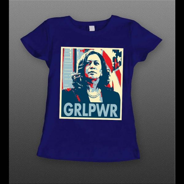 MADAM V.P. "GRLPWR" ELECTION 2020 POP ART POSTER LADIES SHIRT