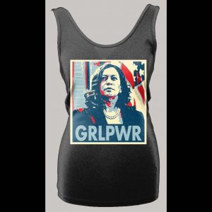 MADAM V.P. "GRLPWR" ELECTION 2020 POP ART POSTER LADIES TANK TOP