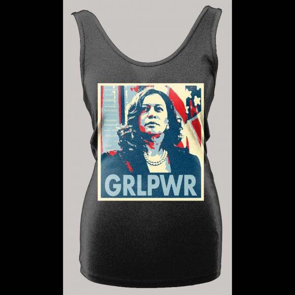 MADAM V.P. "GRLPWR" ELECTION 2020 POP ART POSTER LADIES TANK TOP