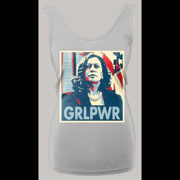 MADAM V.P. "GRLPWR" ELECTION 2020 POP ART POSTER LADIES TANK TOP