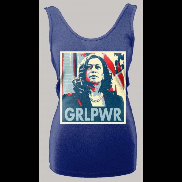 MADAM V.P. "GRLPWR" ELECTION 2020 POP ART POSTER LADIES TANK TOP