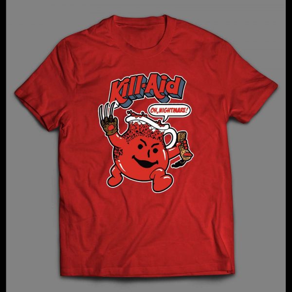 NIGHTMARE KOOL AID PARODY "KILL AID" HALLOWEEN SHIRT