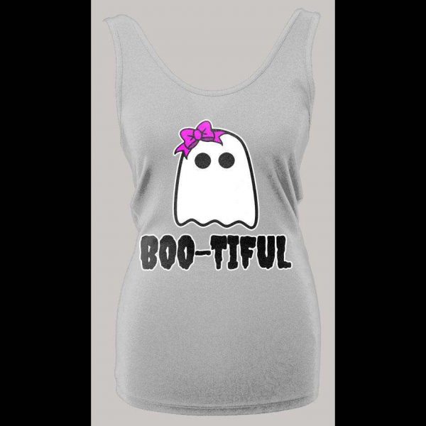HALLOWEEN BOO-TIFUL HIGH QUALITY LADIES TANK TOP