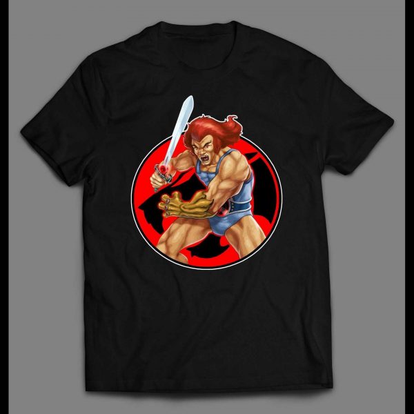 LION-O KING OF THUNDERA FELINE HEROES LOGO SHIRT