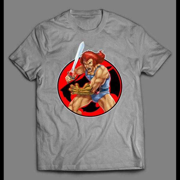 LION-O KING OF THUNDERA FELINE HEROES LOGO SHIRT
