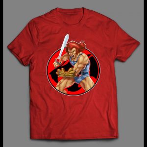 LION-O KING OF THUNDERA FELINE HEROES LOGO SHIRT