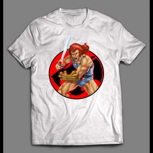 LION-O KING OF THUNDERA FELINE HEROES LOGO SHIRT