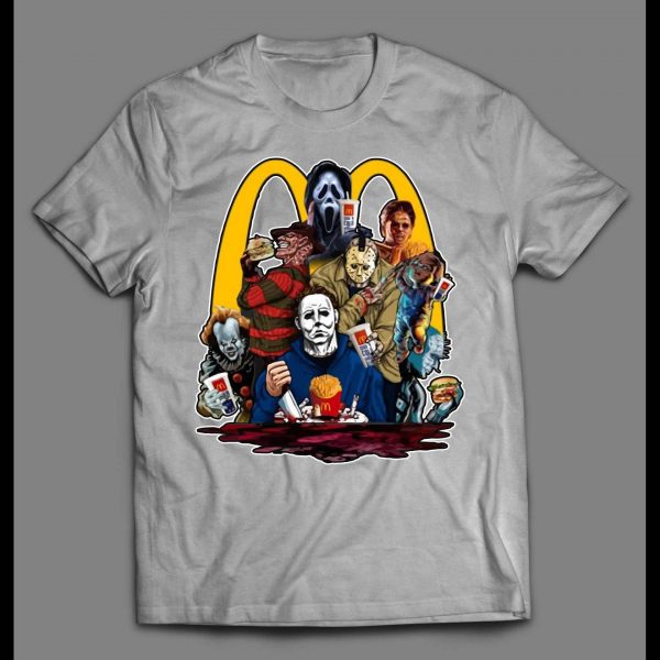 HORROR MOVIE KILLERS LUNCH TIME HALLOWEEN SHIRT
