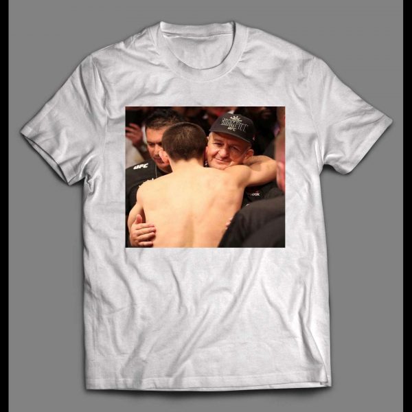 MMA FIGHTER WITH TRAINER HIGH QUALITY SHIRT