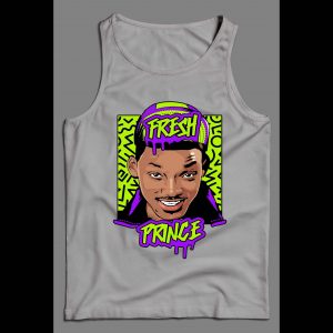 FRESH PRINCE OF BEL-AIR NEON POP ART HIGH QUALITY MENS TANK TOP