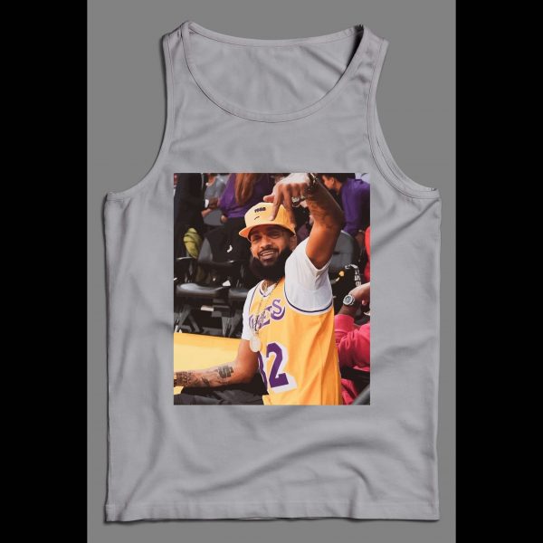 LOS ANGELES NIPSEY FRONT ROW GAME SEATS HIGH QUALITY MEN'S TANK TOP