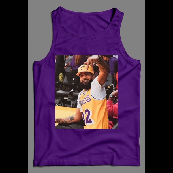 LOS ANGELES NIPSEY FRONT ROW GAME SEATS HIGH QUALITY MEN'S TANK TOP