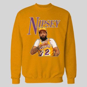 NIPSEY LOS ANGELES JERSEY HIGH QUALITY HOODIE / SWEATSHIRT