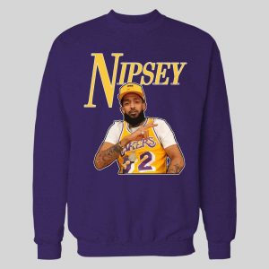 NIPSEY LOS ANGELES JERSEY HIGH QUALITY HOODIE / SWEATSHIRT
