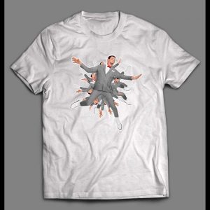 PEE WEE HERMAN HIGH QUALITY FULL FRONT PRINT SHIRT