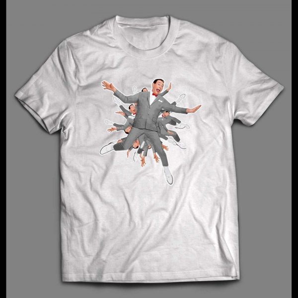 PEE WEE HERMAN HIGH QUALITY FULL FRONT PRINT SHIRT