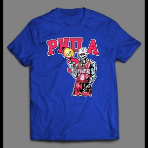 PHILADELPHIA #3 SKELETON BASKETBALL HIGH QUALITY SHIRT