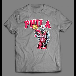 PHILADELPHIA #3 SKELETON BASKETBALL HIGH QUALITY SHIRT