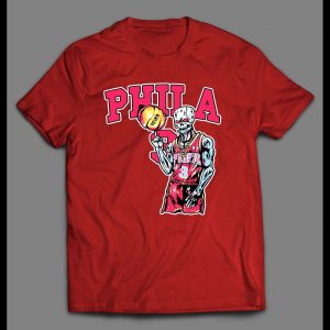 PHILADELPHIA #3 SKELETON BASKETBALL HIGH QUALITY SHIRT