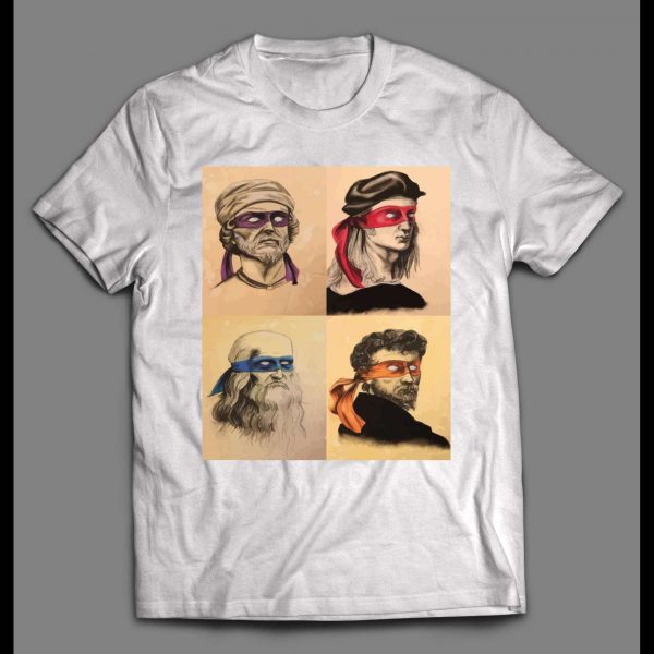 RENAISSANCE NINJAS CARTOON PARODY HIGH QUALITY SHIRT