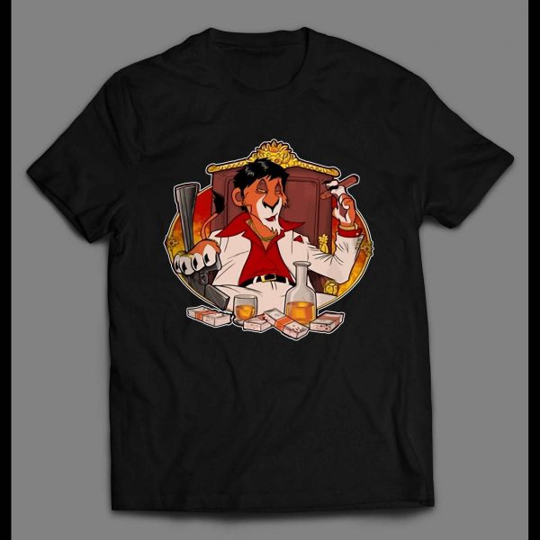 SCAR MONTANA LION KING SCARFACE MASHUP SHIRT