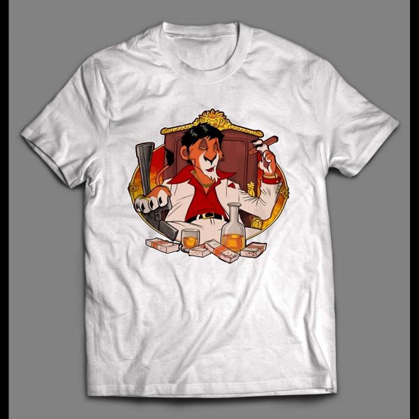 SCAR MONTANA LION KING SCARFACE MASHUP SHIRT