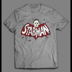 HALLOWEEN BATMAN PARODY "STABMAN" MICHAEL MYERS SHIRT