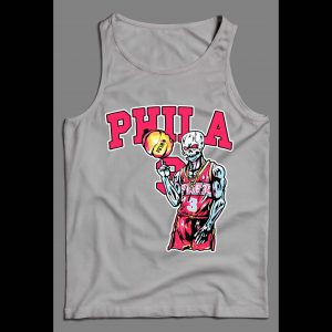 PHILADELPHIA #3 SKELETON BASKETBALL HIGH QUALITY MEN'S TANK TOP