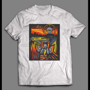 80s CARTOON ROBOT STARRY NIGHT PARODY SHIRT