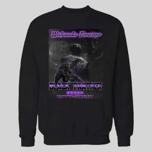 WAKANDA FOREVER RIP BLACK PANTHER CHADWICK BOSEMAN BOOTLEG RAP STYLE HOODIE / SWEATSHIRT