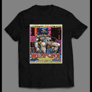 WOLVERINE "WEAPON X COMIC BOOK COVER" ART SHIRT