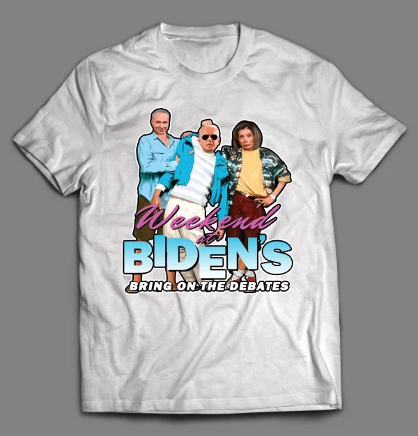 SLEEPY JOE "WEEKEND AT BIDENS" MOVIE PARODY HIGH QUALITY SHIRT