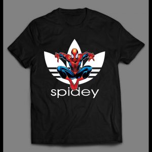 YOUTH SIZE ULTIMATE SPIDER-MAN SPIDEY SPORTS WEAR PARODY SPORTY ART SHIRT