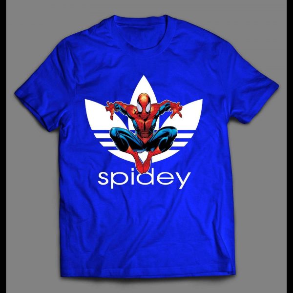 YOUTH SIZE ULTIMATE SPIDER-MAN SPIDEY SPORTS WEAR PARODY SPORTY ART SHIRT