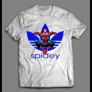 YOUTH SIZE ULTIMATE SPIDER-MAN SPIDEY SPORTS WEAR PARODY SPORTY ART SHIRT