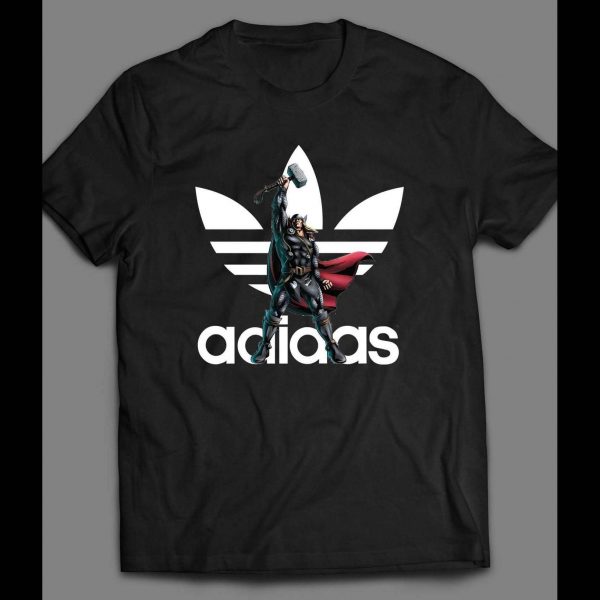 YOUTH SIZE AVENGER THOR SPORTS WEAR PARODY SPORTY ART SHIRT