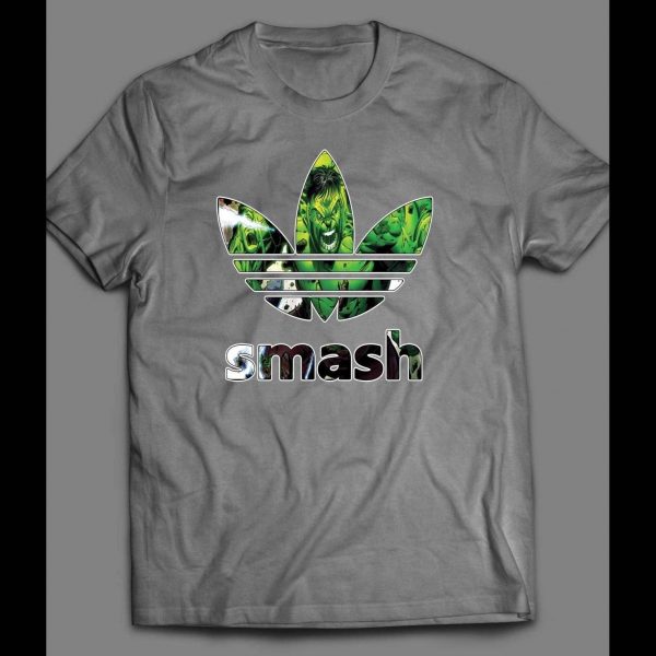 YOUTH SIZE INCREDIBLE HULK SMASH COMIC BOOK ART SPORT SHIRT