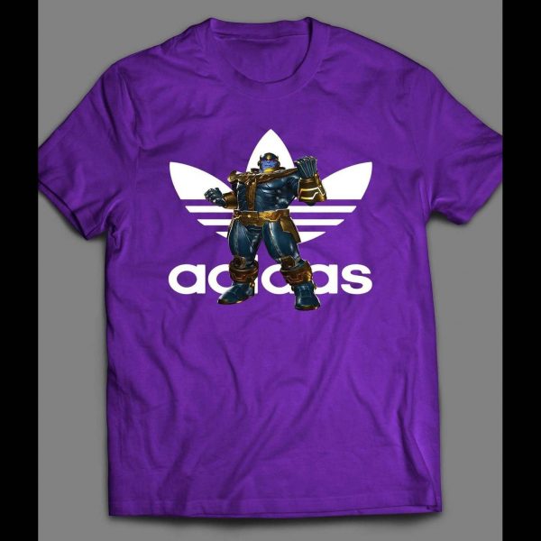 YOUTH SIZE THANOS SPORTS WEAR PARODY SPORTY ART SHIRT