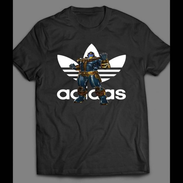 YOUTH SIZE THANOS SPORTS WEAR PARODY SPORTY ART SHIRT