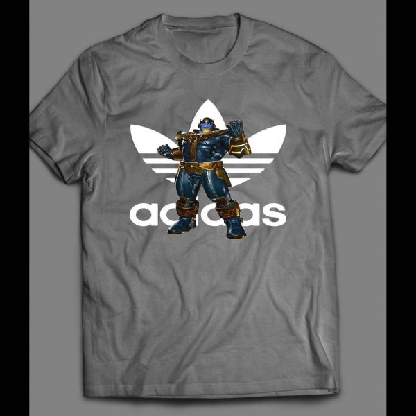 YOUTH SIZE THANOS SPORTS WEAR PARODY SPORTY ART SHIRT