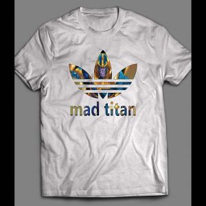 YOUTH SIZE THANOS THE MAD TITAN COMIC BOOK ART SPORT SHIRT