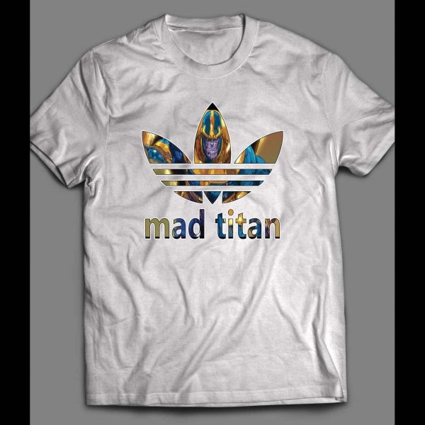 YOUTH SIZE THANOS THE MAD TITAN COMIC BOOK ART SPORT SHIRT