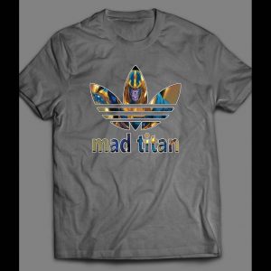 YOUTH SIZE THANOS THE MAD TITAN COMIC BOOK ART SPORT SHIRT