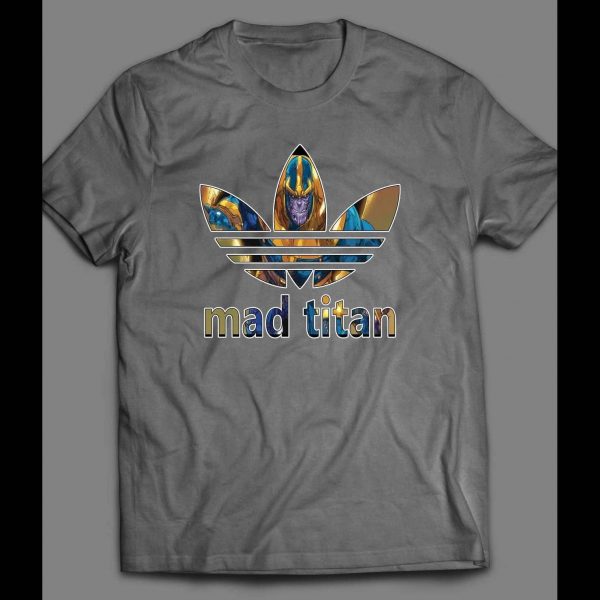 YOUTH SIZE THANOS THE MAD TITAN COMIC BOOK ART SPORT SHIRT