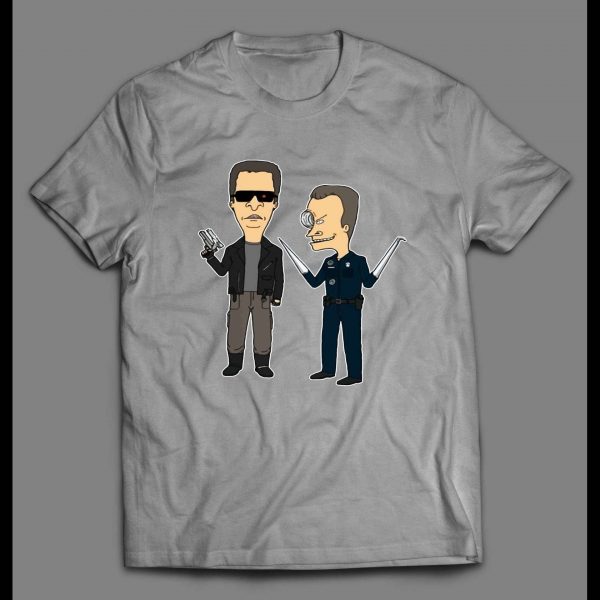 BEAVIS AND BUTTHEAD TERMINATORS PARODY SHIRT