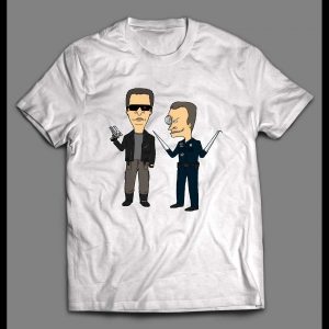 BEAVIS AND BUTTHEAD TERMINATORS PARODY SHIRT